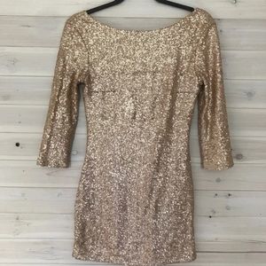 Sequin mini dress